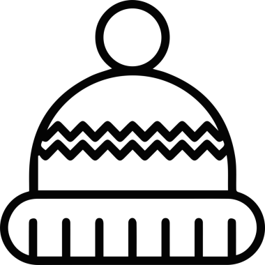 Şapka simgesi vektör çizimi