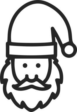 Şapka simgesi vektör çizimi