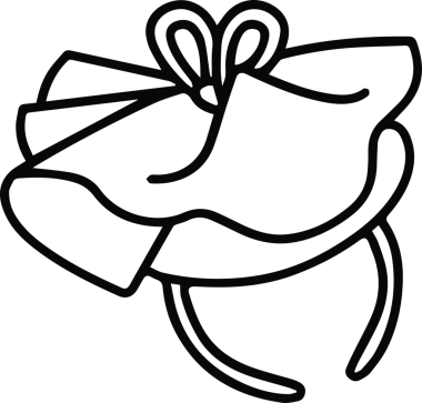 Şapka simgesi vektör çizimi