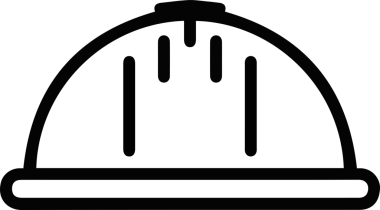 Şapka simgesi vektör çizimi