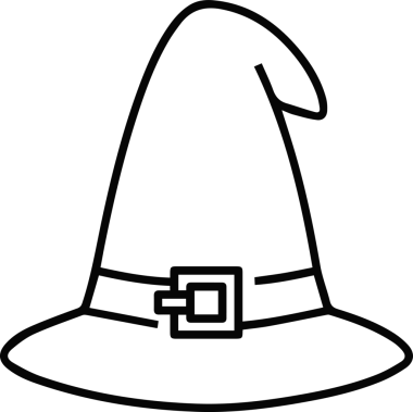 Şapka simgesi vektör çizimi