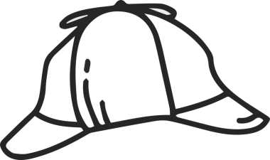 Şapka simgesi vektör çizimi