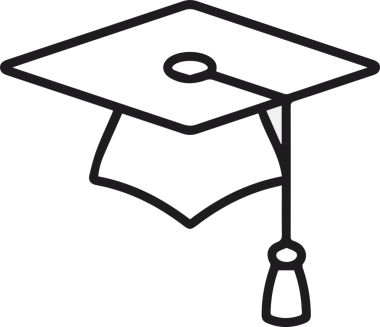 Şapka simgesi vektör çizimi