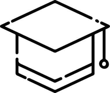 Şapka simgesi vektör çizimi