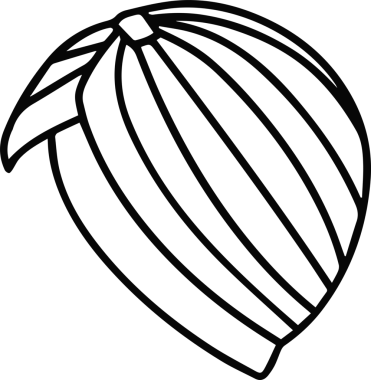 Şapka simgesi vektör çizimi