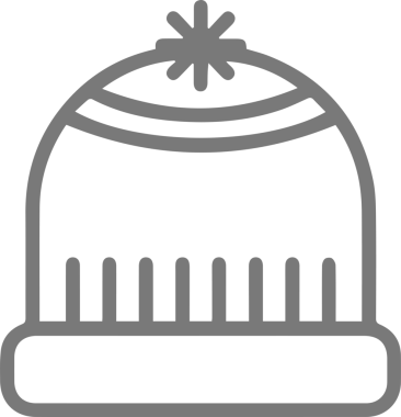 Şapka simgesi vektör çizimi