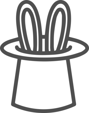 Şapka simgesi vektör çizimi