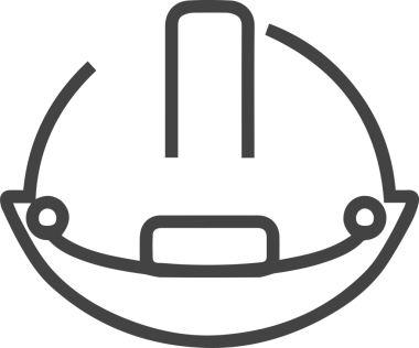 Şapka simgesi vektör çizimi