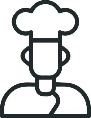 Şapka simgesi vektör çizimi