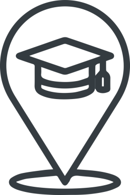 Şapka simgesi vektör çizimi