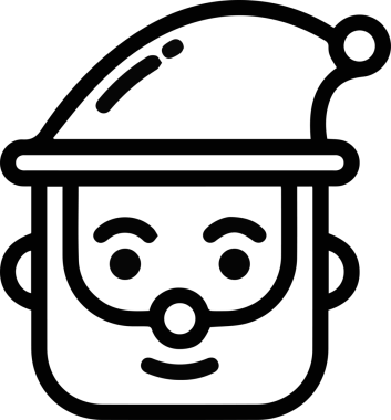 Şapka simgesi vektör çizimi