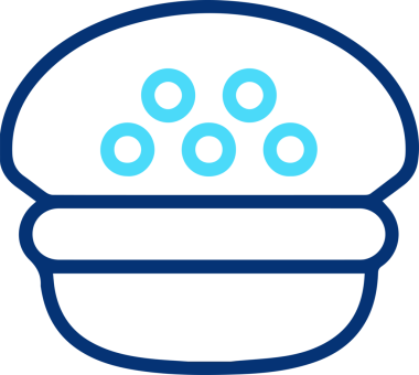 Şapka simgesi vektör çizimi