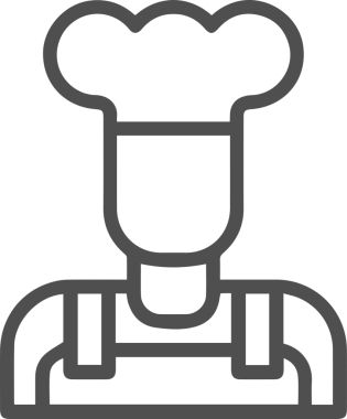 Şapka simgesi vektör çizimi