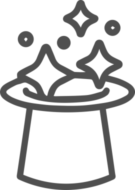 Şapka simgesi vektör çizimi