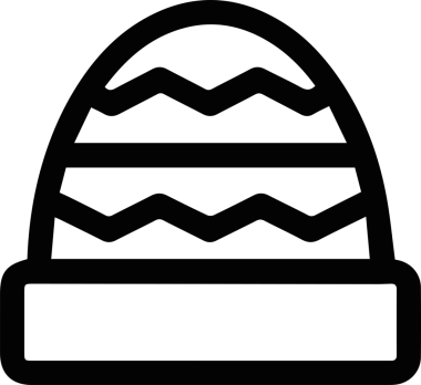 Şapka simgesi vektör çizimi