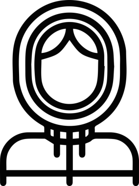 Şapka simgesi vektör çizimi