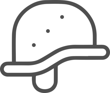 Şapka simgesi vektör çizimi