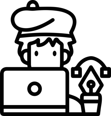 Şapka simgesi vektör çizimi