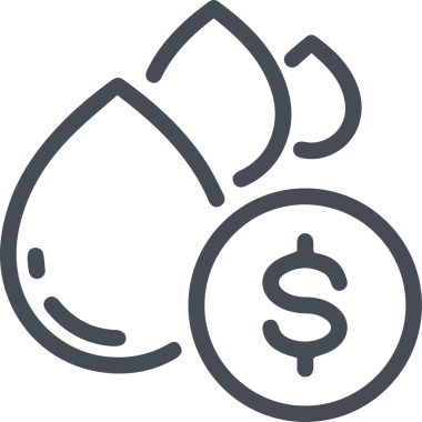 Yağ simgesi vektör resmi illüstrasyonu