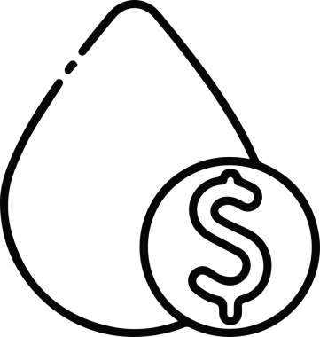 Yağ simgesi vektör resmi illüstrasyonu