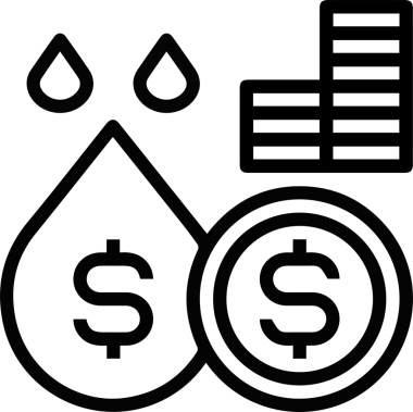 Yağ simgesi vektör resmi illüstrasyonu