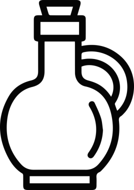 Yağ simgesi vektör resmi illüstrasyonu