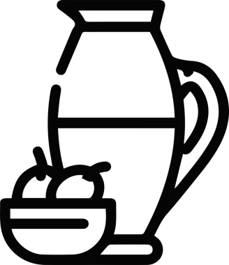 Yağ simgesi vektör resmi illüstrasyonu