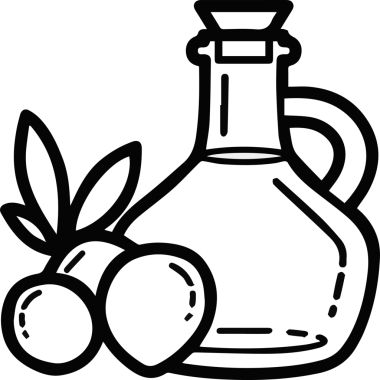 Yağ simgesi vektör resmi illüstrasyonu