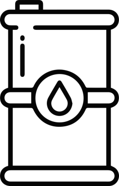 Yağ simgesi vektör resmi illüstrasyonu