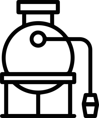 Yağ simgesi vektör resmi illüstrasyonu