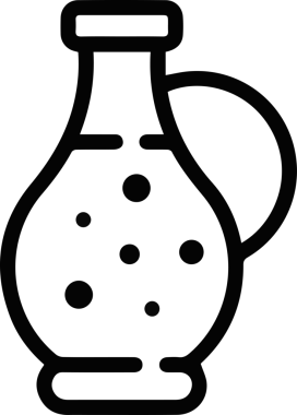 Yağ simgesi vektör resmi illüstrasyonu