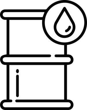 Yağ simgesi vektör resmi illüstrasyonu