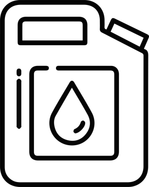 Yağ simgesi vektör resmi illüstrasyonu