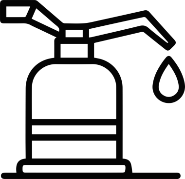 Yağ simgesi vektör resmi illüstrasyonu