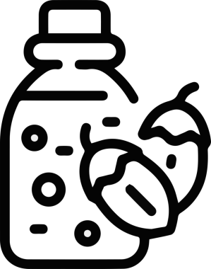 Yağ simgesi vektör resmi illüstrasyonu