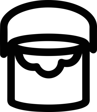 Yağ simgesi vektör resmi illüstrasyonu