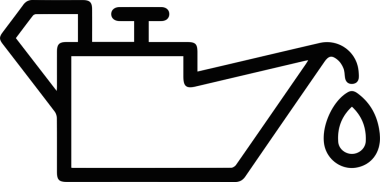 Yağ simgesi vektör resmi illüstrasyonu