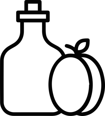 Yağ simgesi vektör resmi illüstrasyonu