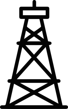Yağ simgesi vektör resmi illüstrasyonu