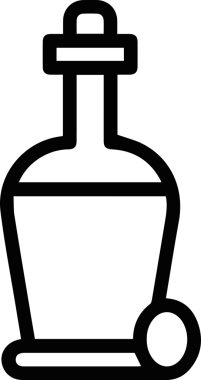 Yağ simgesi vektör resmi illüstrasyonu