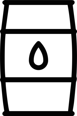 Yağ simgesi vektör resmi illüstrasyonu