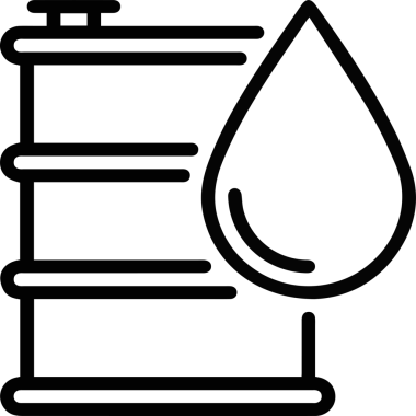 Yağ simgesi vektör resmi illüstrasyonu