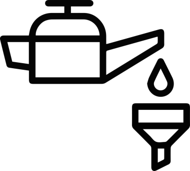 Yağ simgesi vektör resmi illüstrasyonu