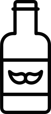 Yağ simgesi vektör resmi illüstrasyonu