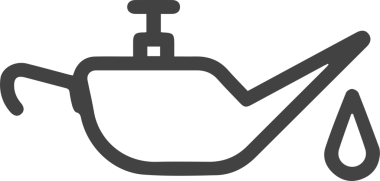 Yağ simgesi vektör resmi illüstrasyonu