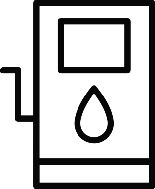 Yağ simgesi vektör resmi illüstrasyonu