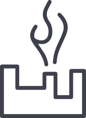 Yağ simgesi vektör resmi illüstrasyonu