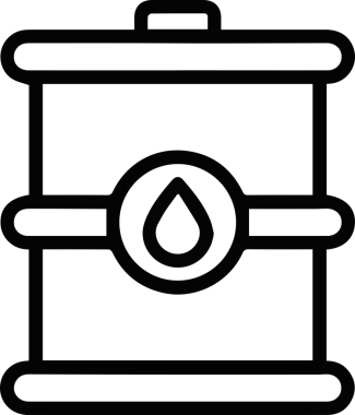 Yağ simgesi vektör resmi illüstrasyonu