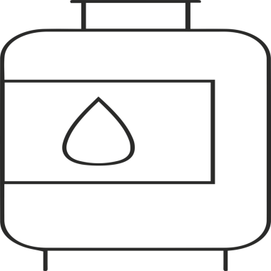 Yağ simgesi vektör resmi illüstrasyonu