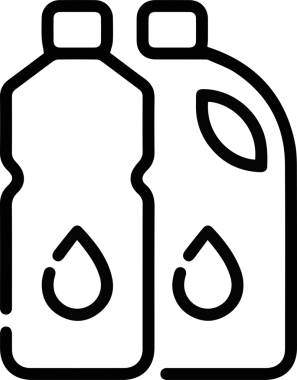 Yağ simgesi vektör resmi illüstrasyonu